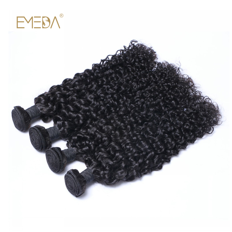 Virgin Human Hair Weave Kinky Curly Bundles Unprocessed Brazilian Hair  LM392